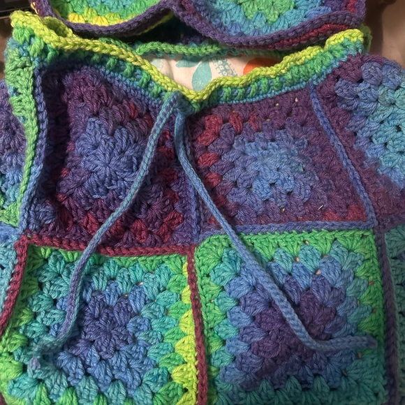 Colorful Crochet backpack 🎒 - Picture 3 of 4